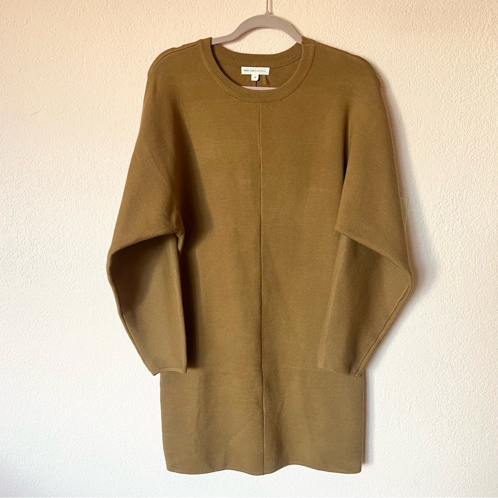Anthropologie Grey Lab knit sweater dress